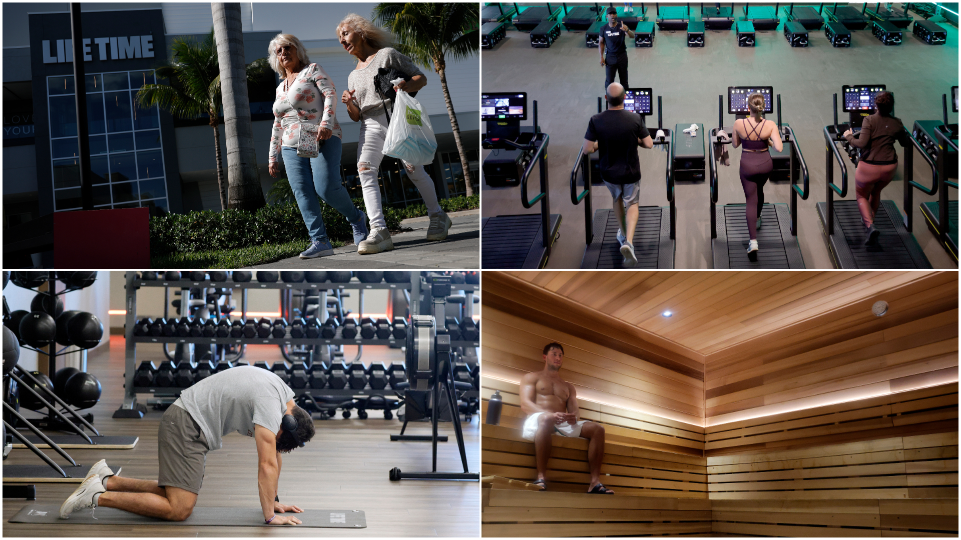 Uptown Boca's latest anchor tenant, Life Time fitness club, west of Boca Raton. (Amy Beth Bennett/South Florida Sun Sentinel)